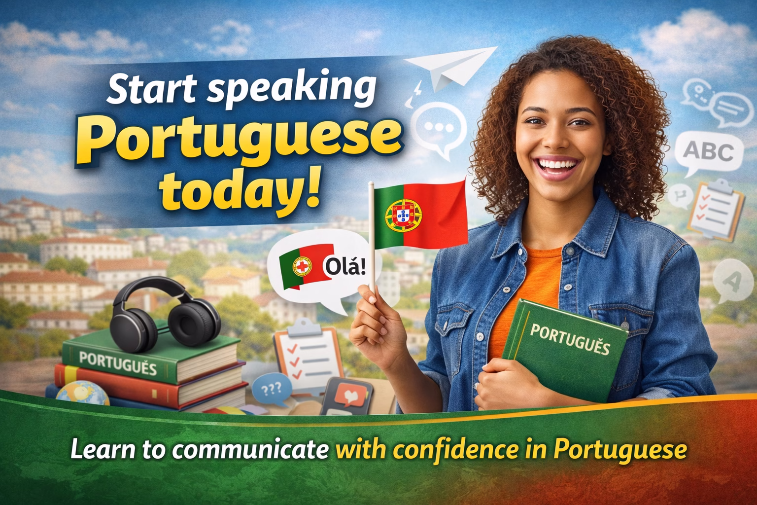 Start speaking Portuguese today